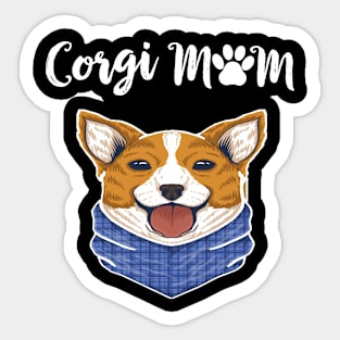 Corgi Mom (180) Sticker